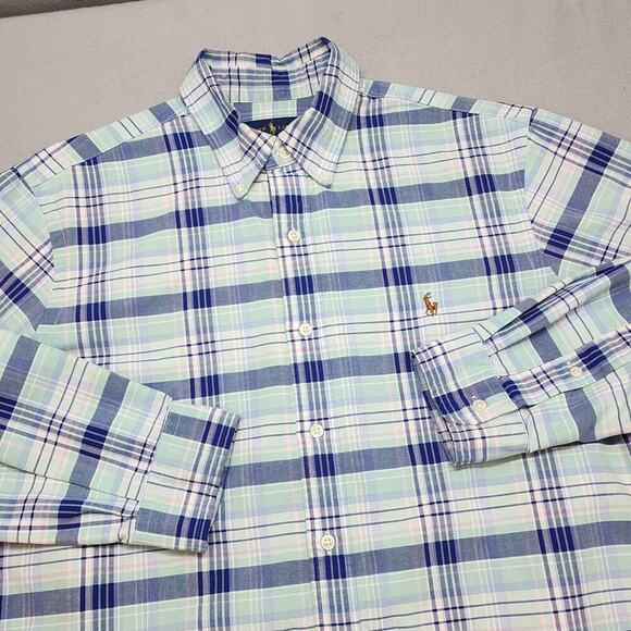 Ralph Lauren Men's Button Up Shirt Sz L - Picture 1 of 5